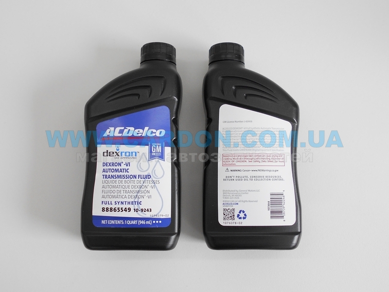 109243 - ����� ��������������� Dexron VI   ACDelco
