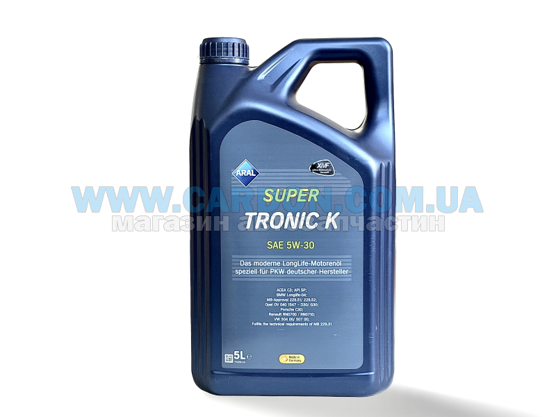 15CBE6 - �������� ����� SuperTronic K 5W-30 (5L) ARAL