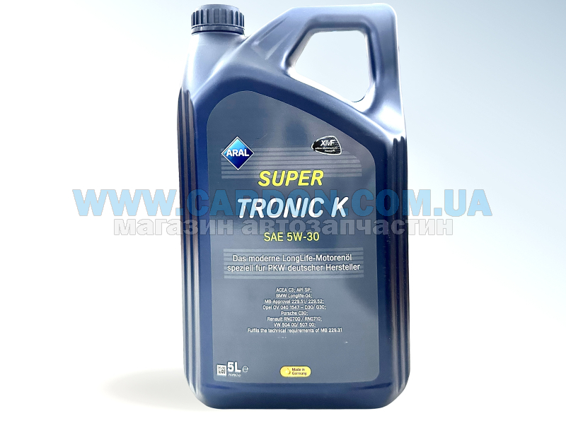 15DBCF - �������� ����� SuperTronic K 5W-30 (5L) ARAL