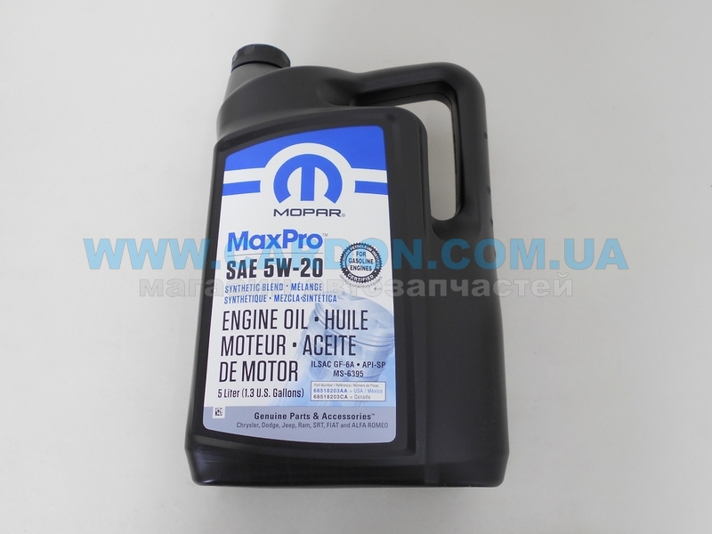 ����� ������� CHRYSLER MaxPro 5W-20, 5� - ���� 2