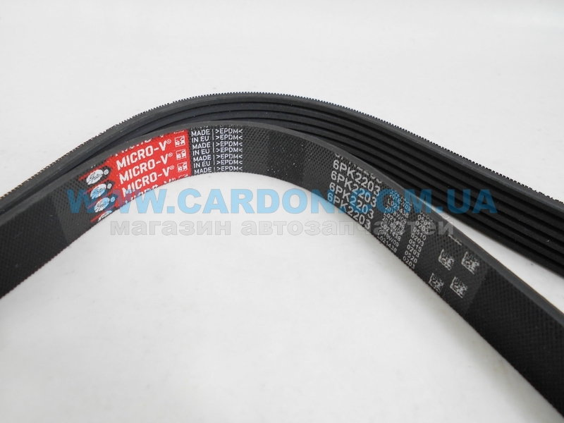 6PK2203 Ремень 6PK2203 GATES | CARDON.COM.UA