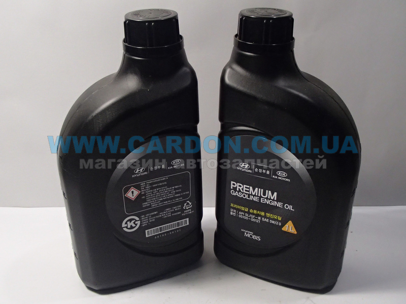   HYUNDAI/KIA Premium Gasoline 5W-20, 1 -  1