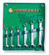 JONNESWAY Набор ключей разрезных 8-19 мм, 6 предметов
