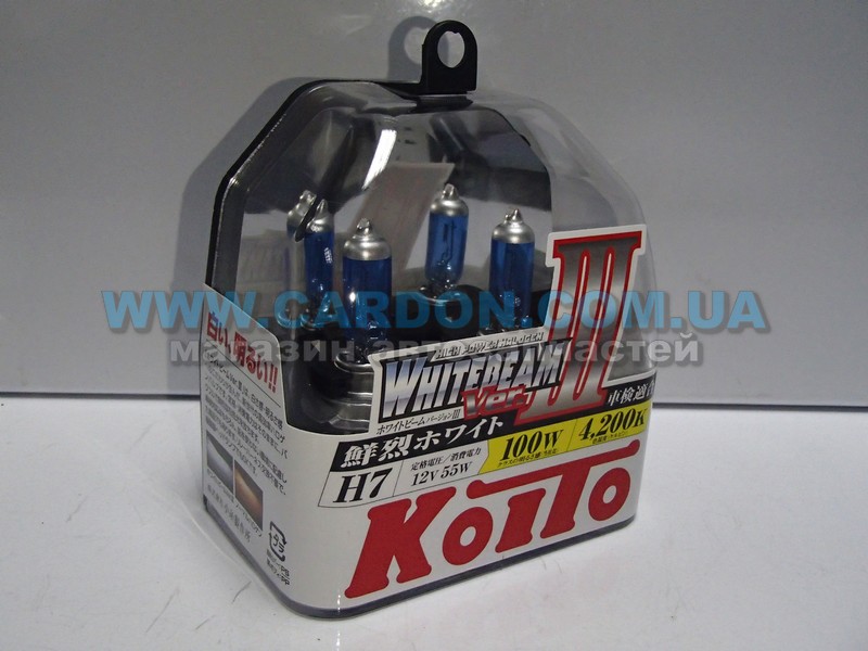  ( 2) 4200K KOITO 12V H7 55W -  1