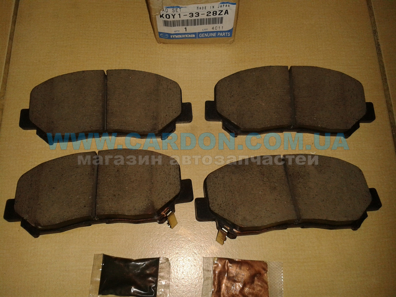 Колодки передние - CX-5 K0Y1-33-28ZA - Mazda купить
