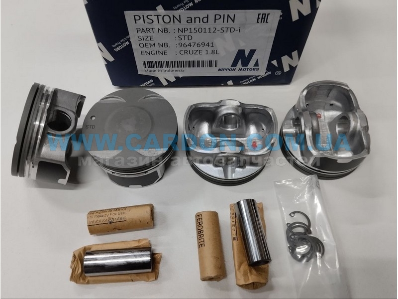   -    NIPPON STD 80.50 mm (1.2-1.2-2.0) CHEVROLET F18D4 -  1