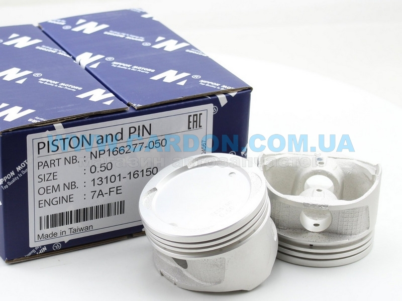  -    NIPPON 81.00 mm + 0.50 = 81.50 mm (1.2-1.5-3.0) TOYOTA 7A-FE -  1
