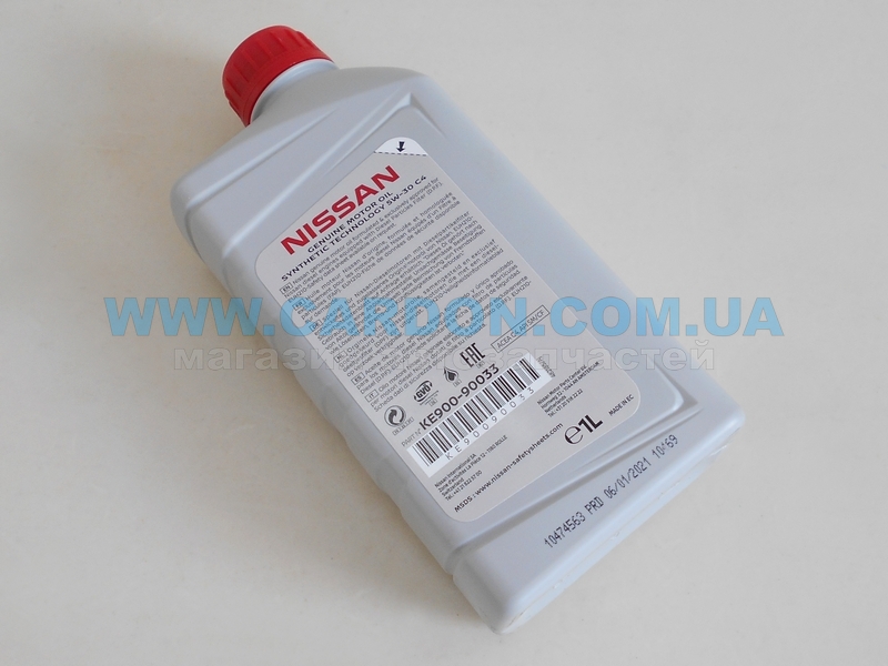 ����� ������� NISSAN/INFINITI FS 5W-30 C4, 1� - ���� 3