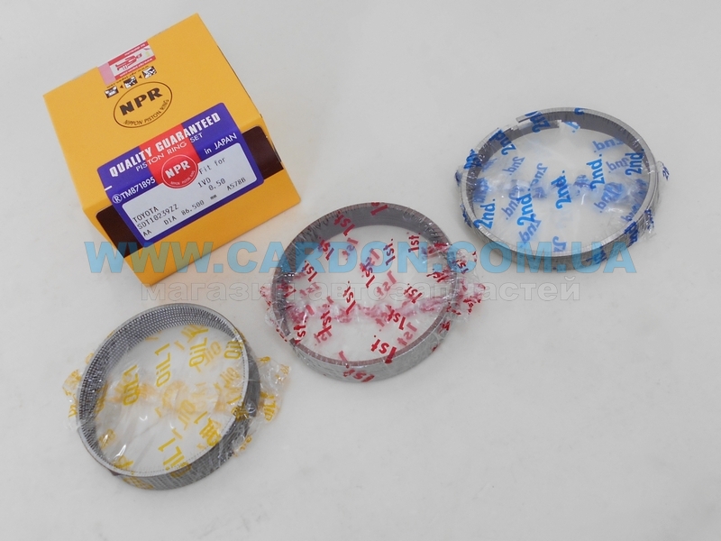 ʳ  NPR 86.00 mm + 0.50 = 86.50 mm (2.0 X 1.5 X 2.0) TOYOTA 1VD-FTV -  1