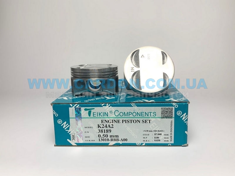 38189050 ������ ������ (+0.50��) (�-�� �� �����) Honda K24A2 Accord - TEIKIN