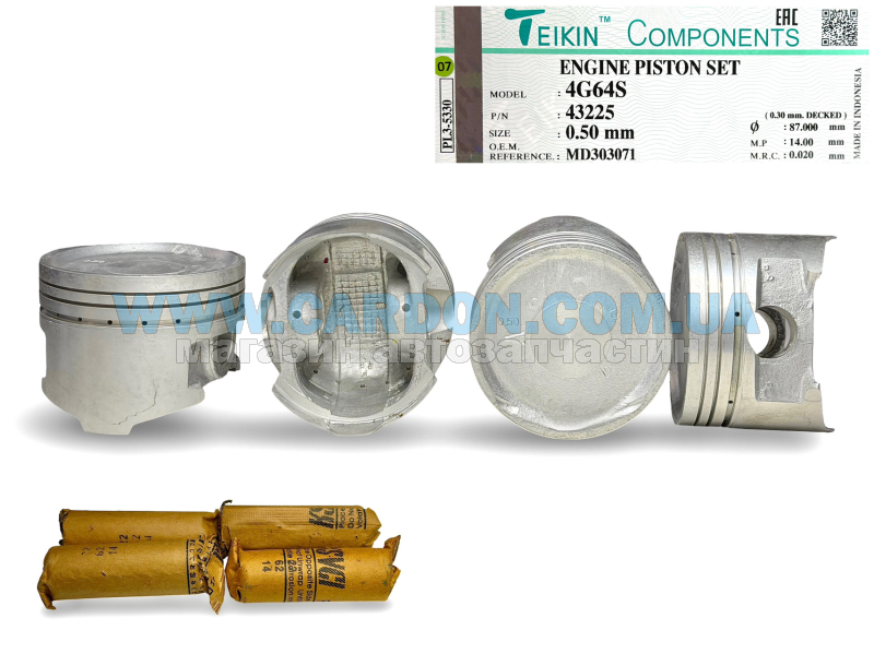 43225050 ������ ������ (+0.50��) (�-�� �� �����) Mitsubishi 4G64S - TEIKIN