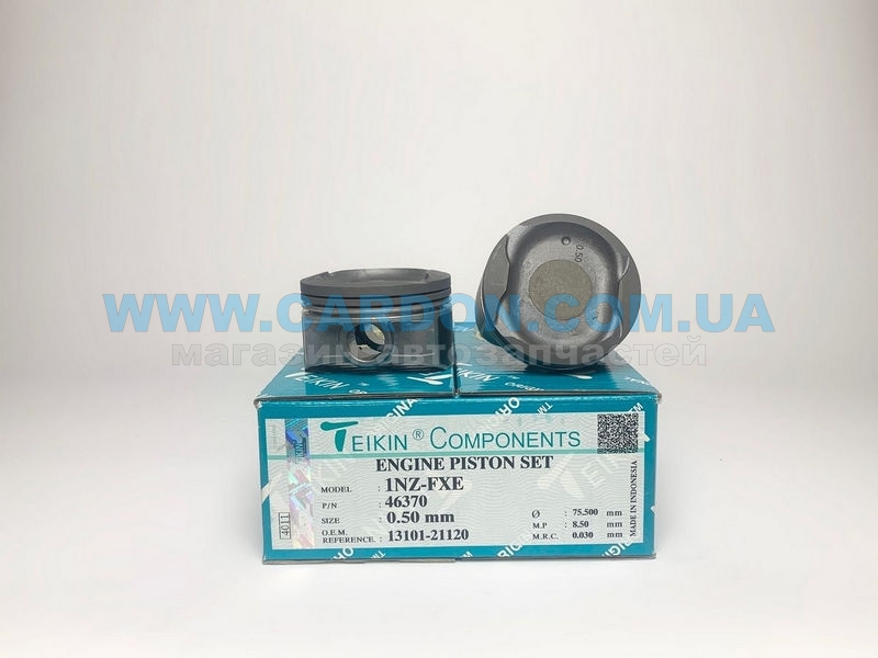   -    TEIKIN 75.00 mm + 0.50 = 75.50 mm (1.2-1.2-2.0) TOYOTA 1.5 1NZ-FXE -  1