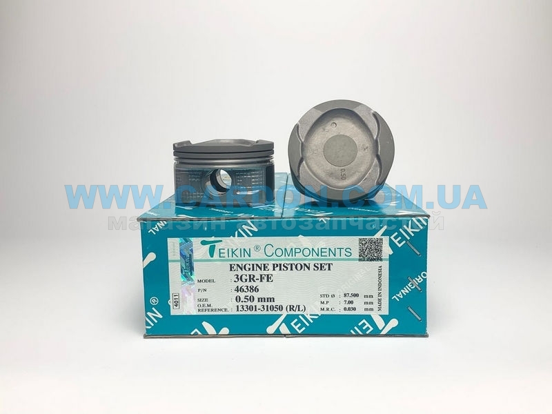   -    TEIKIN 87.50 mm + 0.50 = 88.00 mm (1.2-1.2-2.0) TOYOTA 3.0 3GR-FE -  1