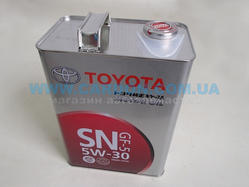 0888010705 - ����� 5W30 4L �������� ����� API SN/CF ILSAC GF-5   TOYOTA/LEXUS