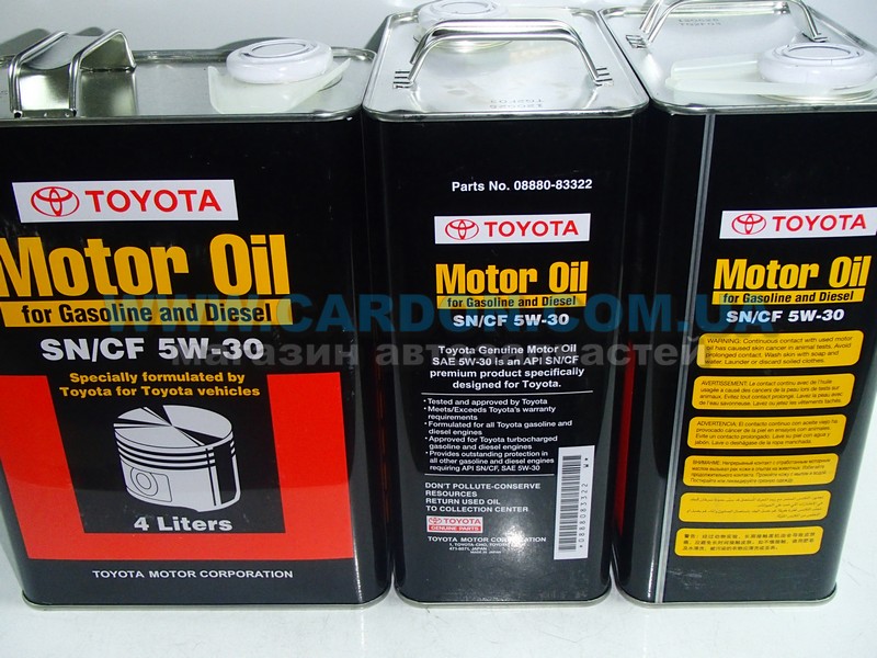 ����� ������� TOYOTA/LEXUS SN/CF; GF-5 5W-30, 4� - ���� 2