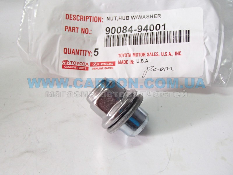     TOYOTA/LEXUS LEXUS ES, RX / TOYOTA AVALON, CAMRY, COROLLA, HIGHLANDER, RAV4, TACOMA M12x1.5 -  1