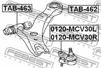     FEBEST LEXUS ES, RX / TOYOTA CAMRY, HIGHLANDER, SIENNA -  5