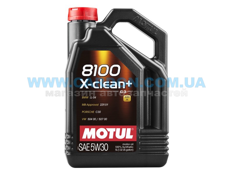 106377 - ����� �������� 8100 X-clean+ 5w-30  5L  MOTUL