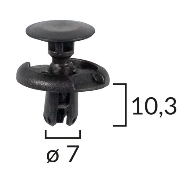 0940907332  suzuki/fiat/toyota d=7mm   - ROMIX