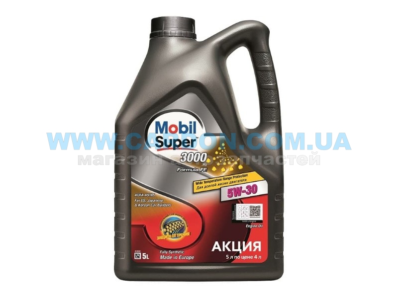 0390307 - ����� ������� mobil super 3000 x1 formula fe 5w-30 Mobil