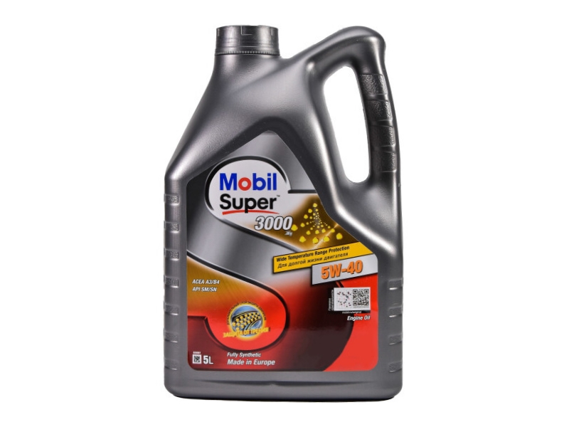 5W4030005L - ����� ������� super 3000 5w40 5� Mobil