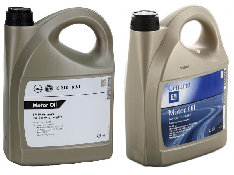   GENERAL MOTORS Dexos2 5W-30, 5 -  1