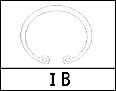 Стопорное кольцо крестовины GMB 25.9 X 1.5 IB